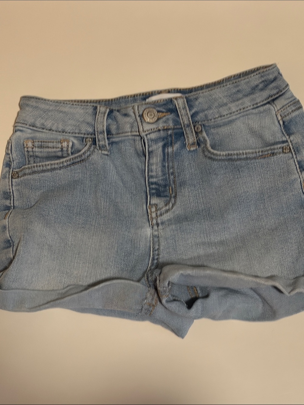 Light Blue Denim Women's Shorts